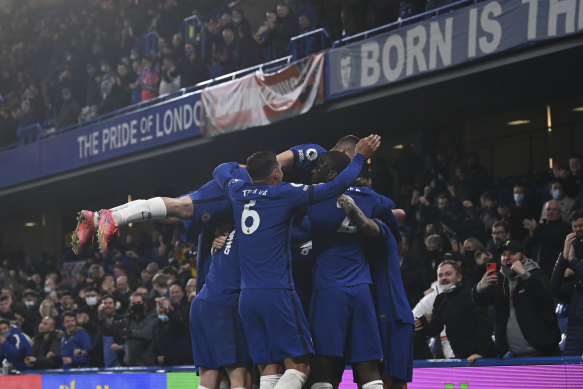 The Blues went third and took their Champions League destiny into their own hands in front of 8000 fans in west London.