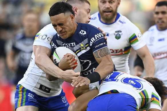 Valentine Holmes had a field day against the Raiders.