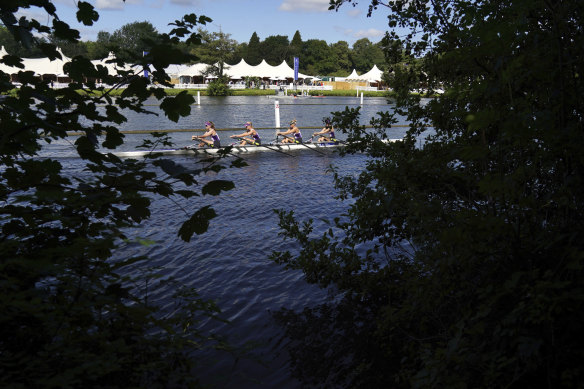 The Henley Royal Regatta, held at Henley-on-Thames, England, is the most prestigious regatta in the world.