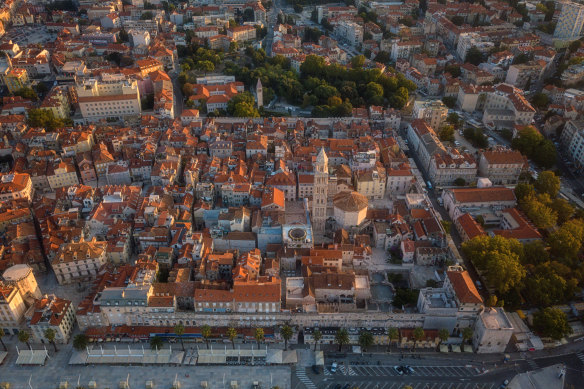 Diocletian’s Palace, the heart of Split.