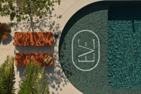 Laze on a lounger at The Eve’s rooftop pool. 