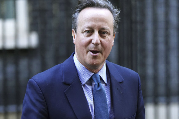Former British prime minister David Cameron has been appointed foreign secretary.