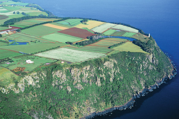 Table Cape in Tasmania.