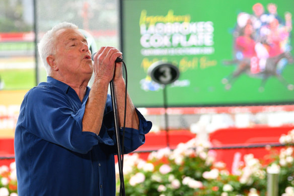 Daryl Braithwaite and his hit song have often been a feature of Cox Plate day.