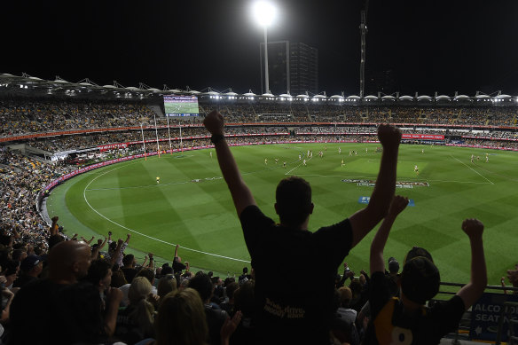 The Gabba  hosted the AFL grand final in 2020.