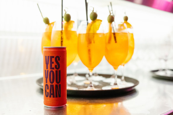 Yes You Can non-alcoholic spritz in a can.