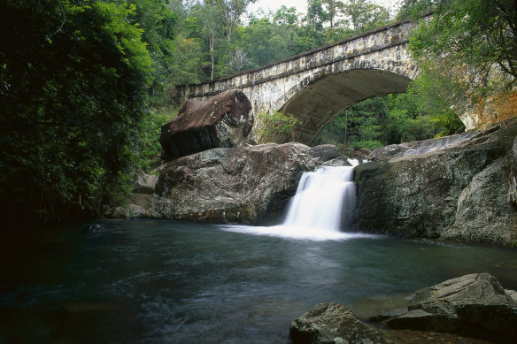 Cascades at Crystal Creek.