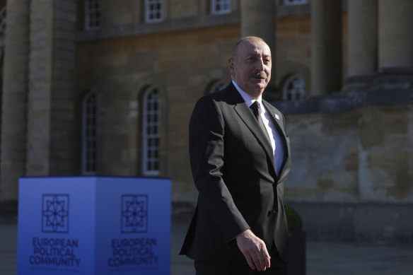 President of Azerbaijan Ilham Aliyev. 