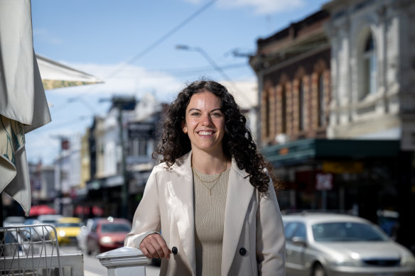 Angelica Di Camillo, the Greens candidate for Prahran.