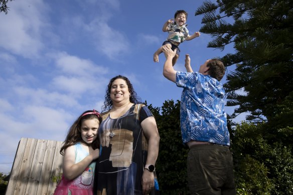 Sarah and Steven Gillam with their children Chloe and Charlie. They never would have become parents without ICSI.