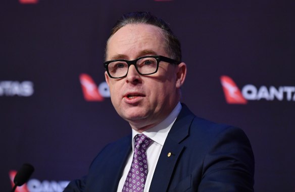 Qantas CEO Alan Joyce wants to be able to arbitrate with airports.