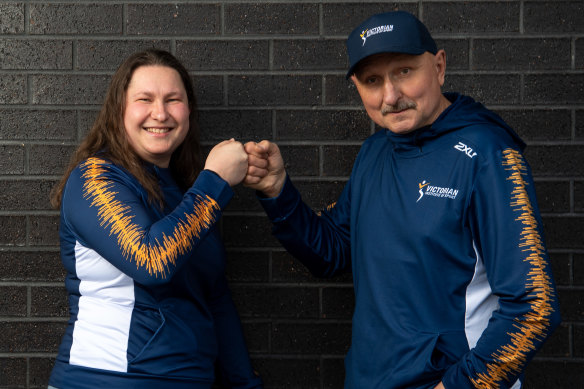 Elena and Vladimir Galiabovitch: “Training my daughter isn’t actually that different to training anyone else.” 