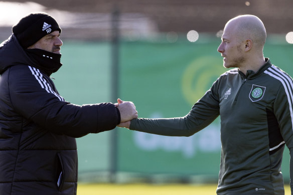 Aaron Mooy played under former Socceroos boss Ange Postecoglou at Celtic.