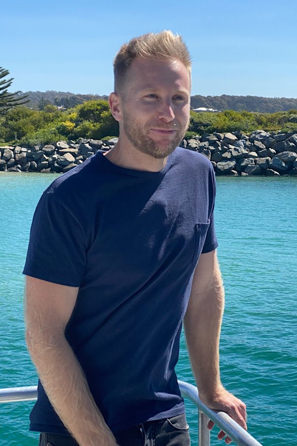 Hamish Macdonald: After growing up in Jindabyne he has embraced the cooler waters of the south coast.