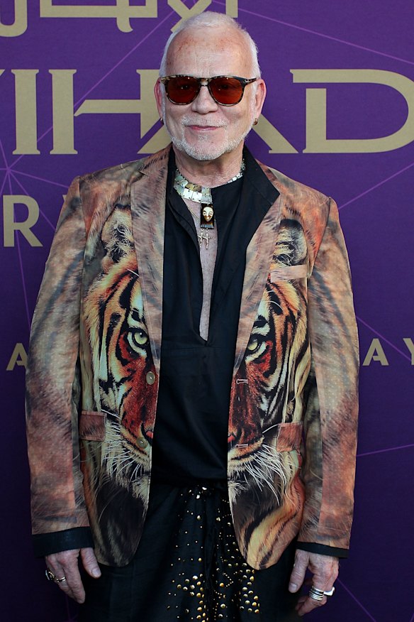 Design mentor Nicholas Huxley at Australian Fashion Week in 2017.