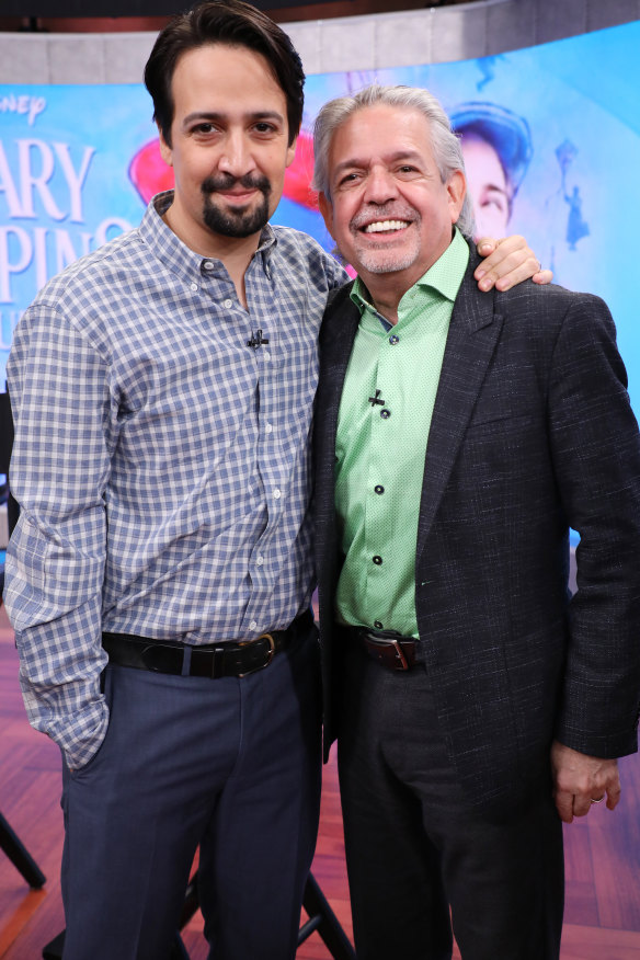 Hamilton creator Lin-Manuel Miranda and his father, Luis. It was Luis Miranda was thinking of when he first read Ron Chernow's book on Alexander Hamilton. 