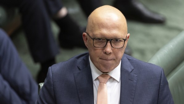 Opposition Leader Peter Dutton in parliament this week.
