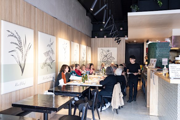 The Filipino restaurant is no fuss, busy and friendly.