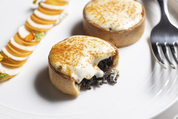 Mushroom tarts.