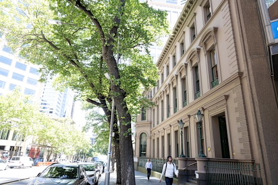 The Melbourne Club on Collins Street.