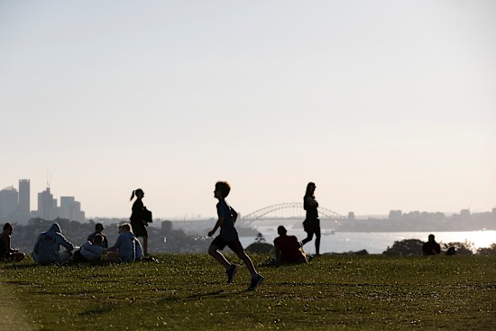 Bridge not too far: Dudley Page Reserve, in Dover Heights.