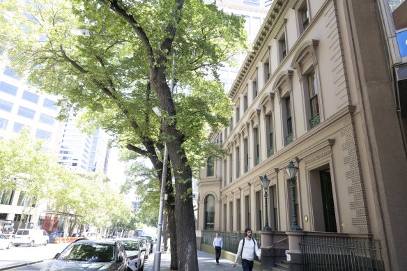 The Melbourne Club on Collins Street.