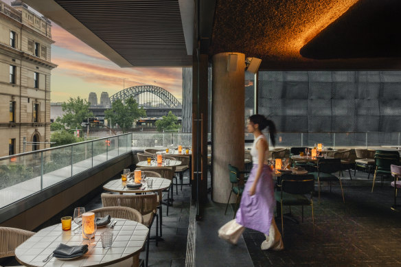 Penelope’s, at new Quay Quarter Tower development in Circular Quay, has views of the bridge.