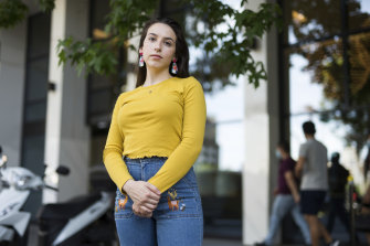 Student Melis Layik lost three casual jobs when the pandemic hit.