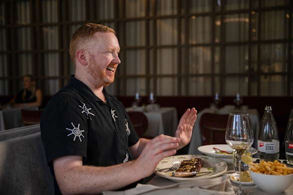 Luke McGregor at Lucia restaurant, South Melbourne