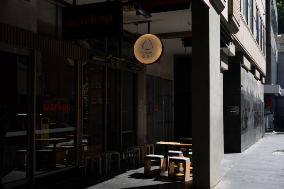 Temaki Sushi in Little Collins Street.