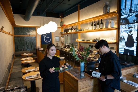 Temaki Sushi specialises in its namesake, roll-your-own hand rolls.