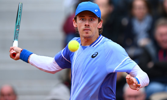 Alex de Minaur is the first Australian into the second round at Roland-Garros.
