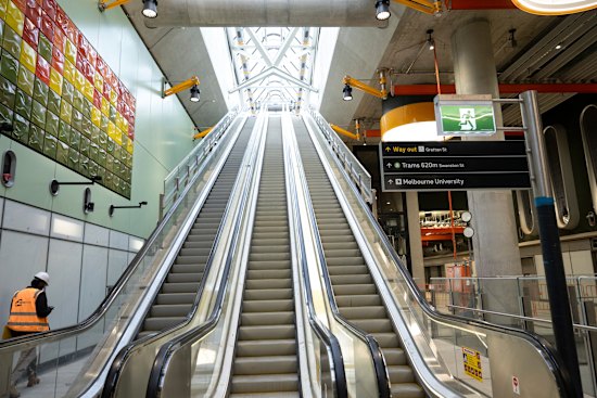 The new Parkville station.