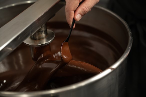 Luppolo makes all his chocolates from scratch.