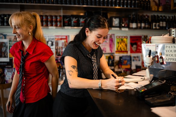Marios employs a mix of young and older waiters, some with decades of experience.