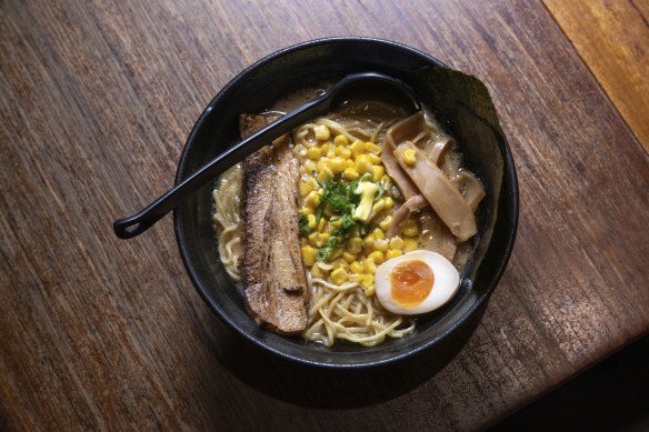 Shyun’s pork butter corn ramen.