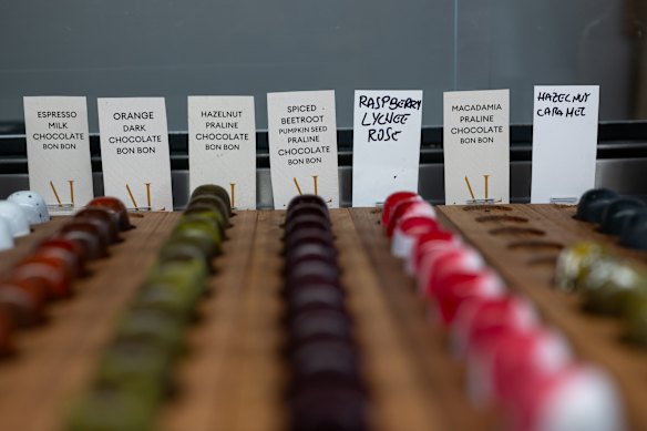 Luppolo’s bonbon display.
