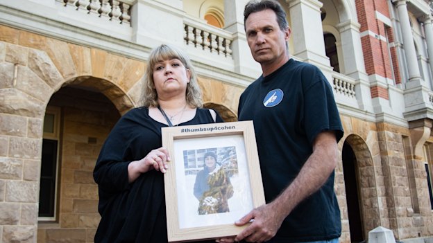 Pamella and Chris Fink are taking the fight over their son Cohen’s death in year 12 to the Supreme Court.