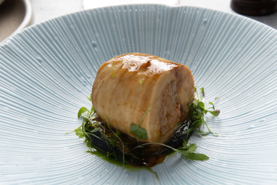 The go-to dish: chicken ballotine.