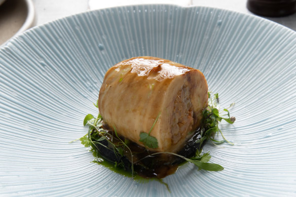 The go-to dish: chicken ballotine.