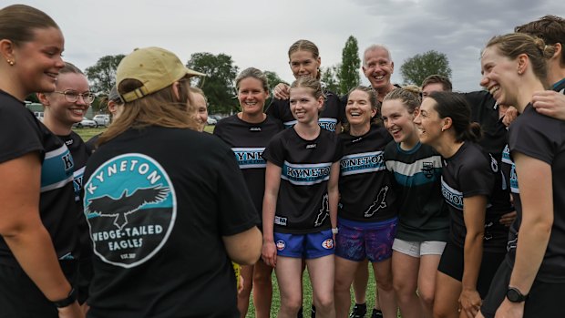 Kyneton Women’s Football Club, now known as the Wedge-Tailed Eagles.