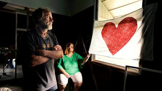 A portrait of Lismore residents Mark and Vicki Youngberry is part of the exhibition at NSW Parliament.