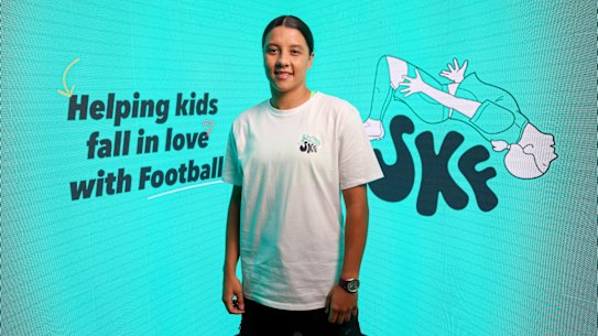 Matildas superstar Sam Kerr will launch her own Australian academy for young players.