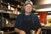 Coffee Express owner Robert Mayer was forced to close three hours early on Wednesday.