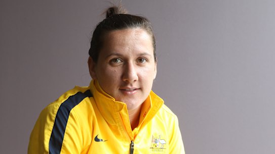 Matildas soccer player Lisa de Vanna.