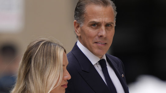 Hunter Biden arrives at federal court in Wilmington, Delaware, in June.