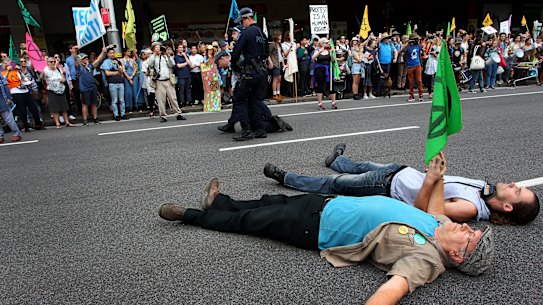 Climate change protesters 