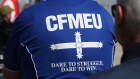 The CFMEU claims it has reached agreement with "a number of builders".