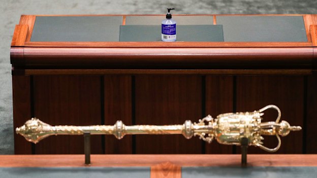 Sanitised House: The ancient authority of the mace vies with the challenge of the virus.