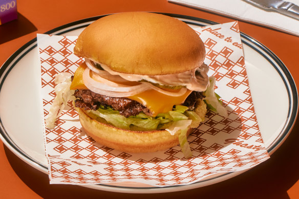 Burgers, fried chicken and other Americana classics are celebrated at Ghosty’s Diner in Bendigo.